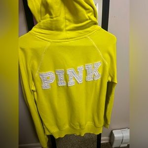 PINK yellow hoodie